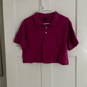 Wild Fable Magenta Polo Top